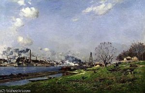 The Seine at Conflans-Charenton