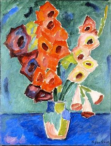Gladioli — Алексеј Фон Јављенски, Expressionism
