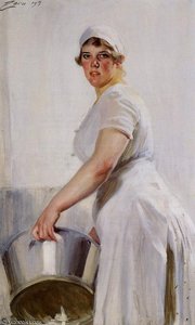 Kitchen Maid — Anders Leonard Zorn
