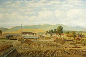 The Kennet And Avon Canal At Honeystreet Wharf, Woodborough, Wiltshire — Joseph Barnard Davis