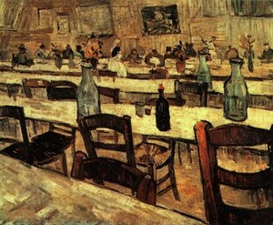 Interior Of A Restaurant In Arles — Vincent Willem Van Gogh, Post-impressionism