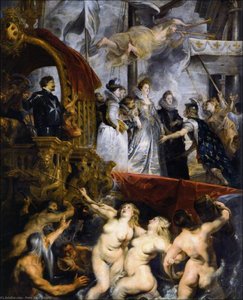 The Landing At Marseilles, 3rd November 1600 — Peter Paul Rubens, Baroque