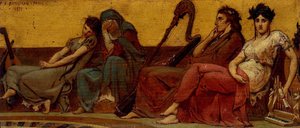 Design For The Decoration Of An Aeolian Harp — Frederick Arthur Bridgman