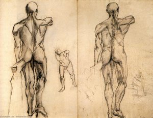 L'ecorche And Borghese Gladiator — Vincent Van Gog, Post-impressionism