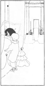 A Child At Its Mother's Bed — Aubrey Vincent Beardsley