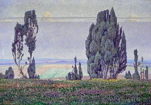 Deutsch Landschaft (blaues Land) — Albert Koenig