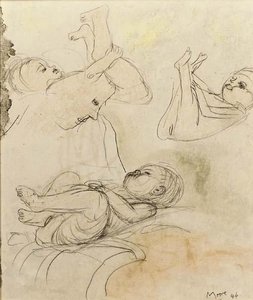 Drawings Of The Artist's Daughter, Mary — ヒューリー・モア