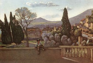 View Of Tivoli (after Corot) — Berthe Morisot