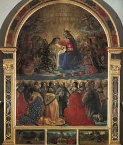 Coronación De La Virgen — Domenico Ghirlandaio, Renaissance