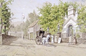 The Waterside Entrance To Cremorne Gardens, London — Walter Greaves