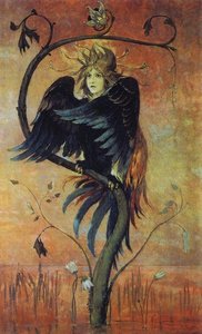 Gamaun, The Prophetic Bird — Victor Vasnetsov