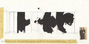 Study For 'reconciliation Elegy' — Robert Motherwell
