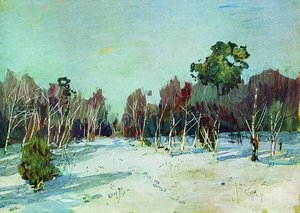 Snowbound Garden. — Isaak Ilyich Levitan