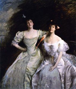 The Sisters (also Known As The Sisters - Mrs. Sullivan And Mrs. Oskar Livingston, The Sisters - Mrs. Oskar Livingston And Mrs. James Francis Sullivan) — William Merritt Chase