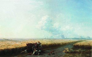 During The Harvest In Ukraine — Ivan Konstantinovich Aivazovsky