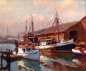 Morning, Gloucester — Emile Albert Gruppé