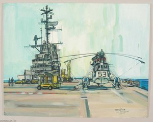 Flight Deck Of The Recovery Ship — Tom O'hara