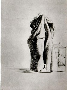 Study Of Drapery — George Caleb Bingham