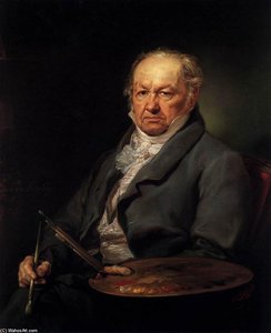 The Painter Francisco De Goya — Vicente López Y Portaña, Neoclassical Portraiture