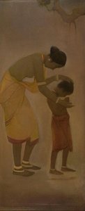 Madre E Hijo — Jamini Roy
