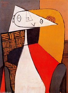 Señora Sentada 9 — Pablo Picasso