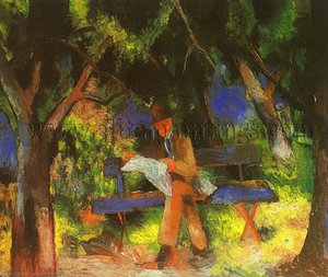 Untitled (4540) — August Macke, Expressionism