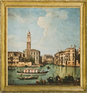 A View Of The Canal Grande With San Geremia, Palazzo Labia And The Entrance To The Cannareggio — Giovanni Battista Cimaroli