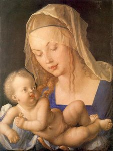 Madonna Mit Kind Und Einer Birne — Albrecht Dürer
