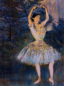 Dancer With Raised Arms — Edgar Degas, Impressionist Movement