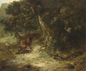 Rabbit Hunting — George Armfield (smith)