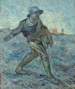 The Sower (after Millet) — Vincent Willem Van Gogh, Post-impressionism