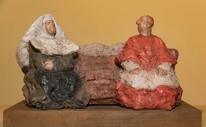 Sister And Cardinal — Cleto Tomba