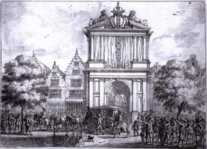 The Entry Of Maria De' Medici To Amsterdam — Jan The Younger Martszen, Dutch Baroque