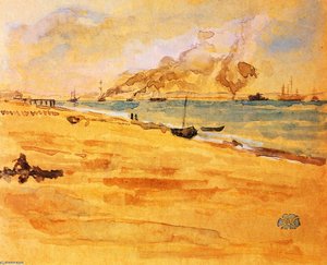 Study For Mouth Of The River'''' — James Abbott Mcneill Whistler, Aesthetic Impressionism