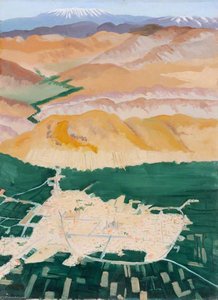 Damascus And The Lebanon From 10,000 Feet — Richard Carline
