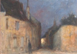 La rue Saint Yves à l'Argent à Senlis