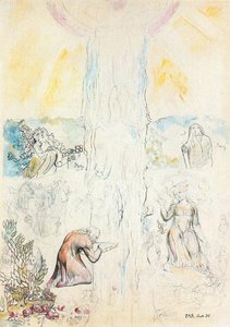 Llegado Al Empíreo Dante Bebe El Agua Del Río De La Luz — William Blake, Romanticism
