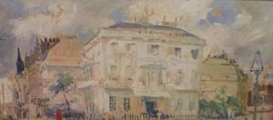 London, Belgrave Square The White House — Jacques-émile Blanche