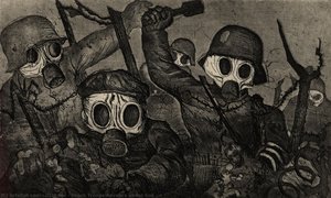 Shock Troops Advance Under Gas — Otto Dix, Neue Sachlichkeit