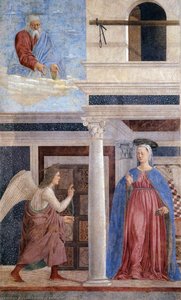 Die Verkündigung — Piero Della Francesca, Early Renaissance