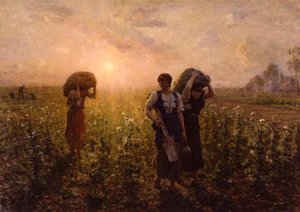 Fin Du Travail (also Known As A Travers Champs) — Jules Adolphe Aimé Louis Breton, Realism