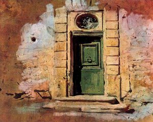 Door In Montmartre — Giovanni Boldini