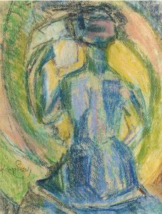 Study For 'the Oval Mirror' — František Kupka