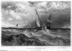 Homeward Bound Engraving — Clarkson Frederick Stanfield