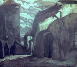 Medieval Revel — Nicholas Roerich, Symbolic Expressionism