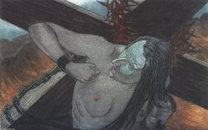 The Denial Of Saint Peter — Carlos Schwabe