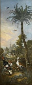 Paysage Avec Dindons, Outardes Et Lapins — Christophe Huet