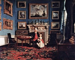 The Future Marquess Of Zetland And His Grandfather Sir Lawrence Dundas — Johann Zoffany