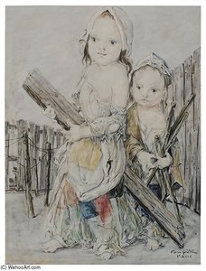 Wood Gatherers — Léonard Tsuguharu Foujita