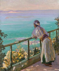 Spanish Coast From Tangier, Trafalgar — Sir John Lavery